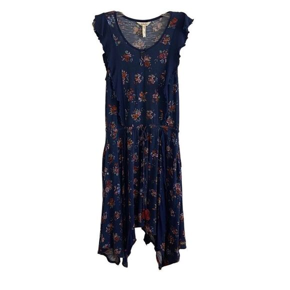 Matilda Jane Dresses & Skirts - Matilda Jane Choose Your Own Path Woodland Sprite Dress Navy Blue Floral Small
